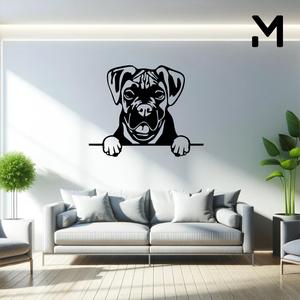 Wall silhouette - Boxer dog - Hang