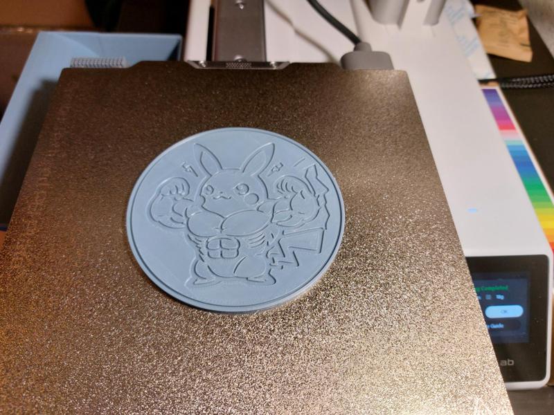 Pikachu Bodybuilder Coaster_Remix