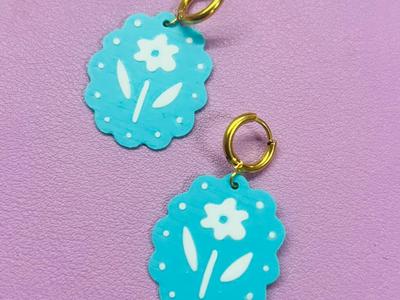 Flower earrings