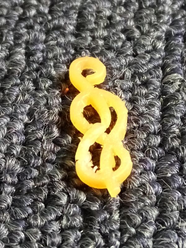 Infinity charm - square