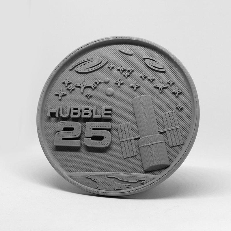 Hubble Space Telescope 25th Anniversary Medallion