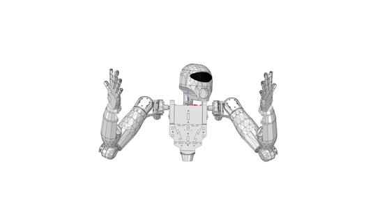 Humanoid Robotic Torso PROTO1