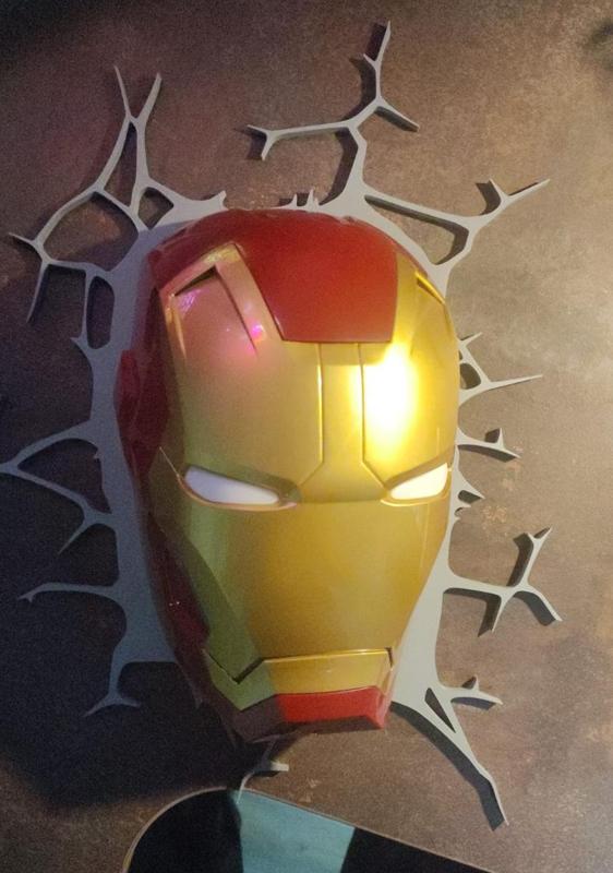 Iron Man Mask Lamp Backround