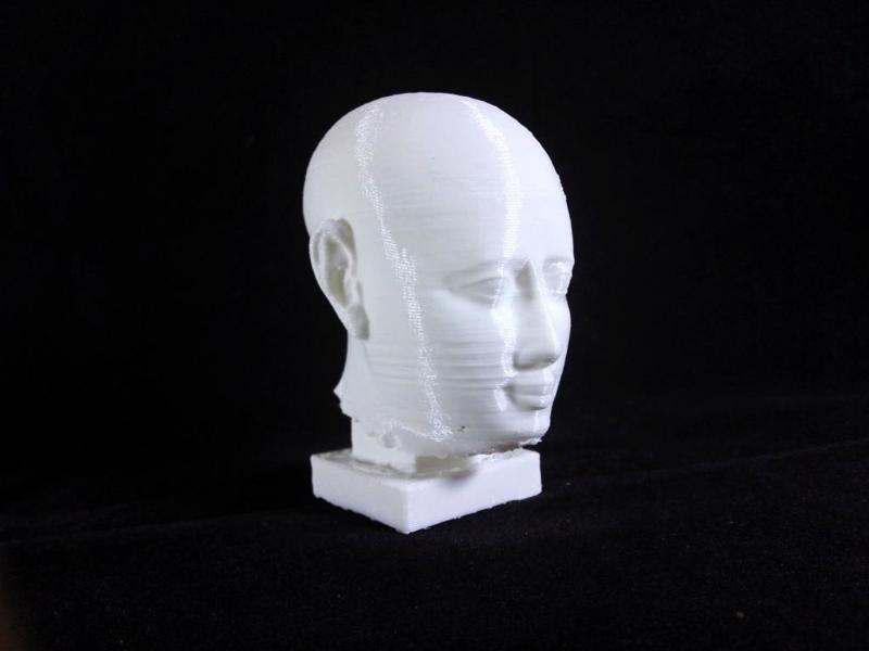 Head from a male statue