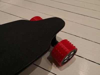 Electric longboard 90mm dirt tires