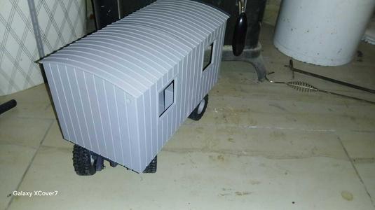 2-axle construction trailer 1:14