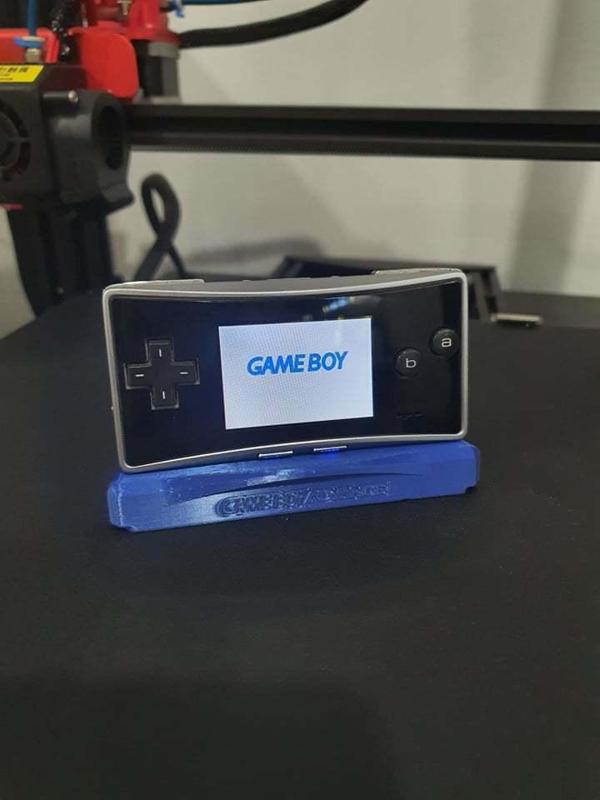 Game Boy Micro (GBA) Slim Stand V1 (Commercial License)