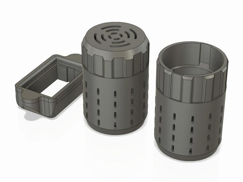 Desiccant Box for Hygrometer + Magnetic Hygrometer Holder for Drying Box - No Support Required