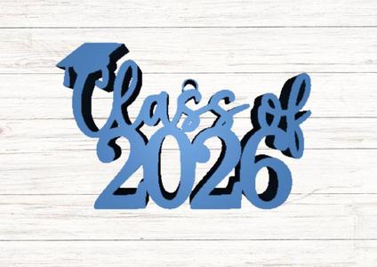 Class of 2026 car charm