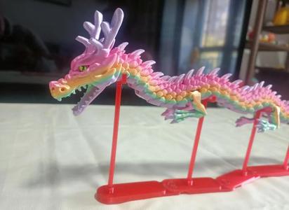 Coiled Dragon Display Stand