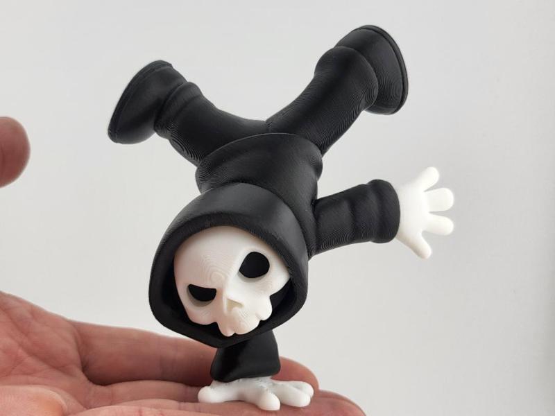 Urban Ghost Skull Toy Acrobat Skeleton Style 3D
