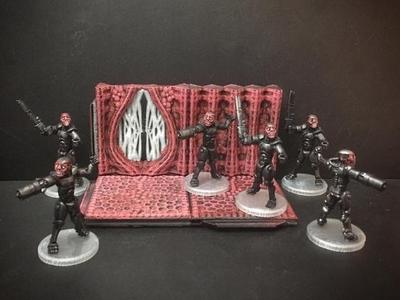 Clear(ish) Miniature Bases (28mm/Heroic scale)