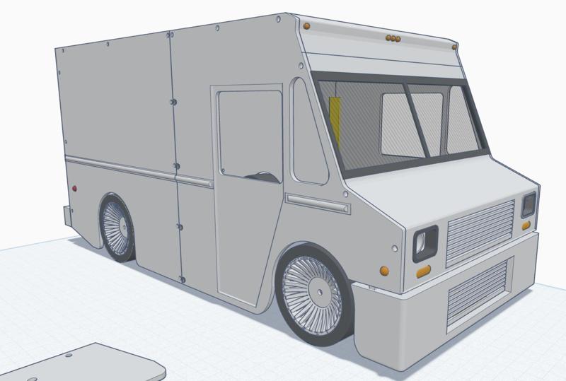 1/10 Drift/On road Delivery/Tool/Ice Cream truck 257 to 280mm Wheelbase