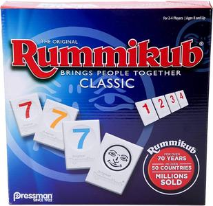 Detail of the stand from the board game Rummikub