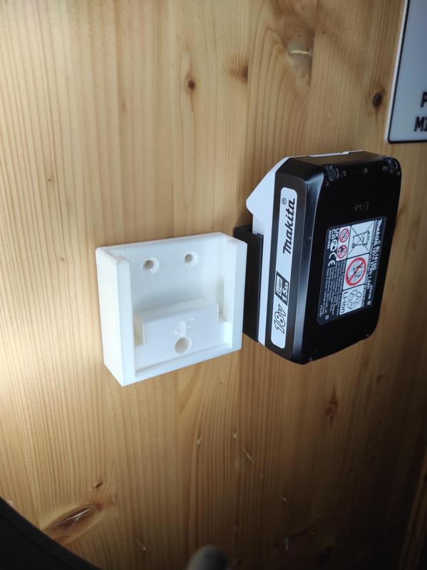 Makita Battery wall holder