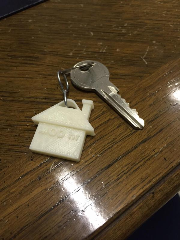 MINI house keychain