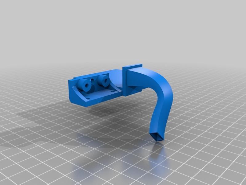 Geeetech Prusa I3 Pro B Radial Cooling Fan Mount With 3D Touch Bracket