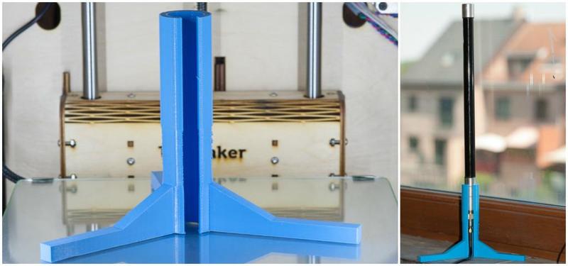 Support for the RakWireless glass fiber antenna