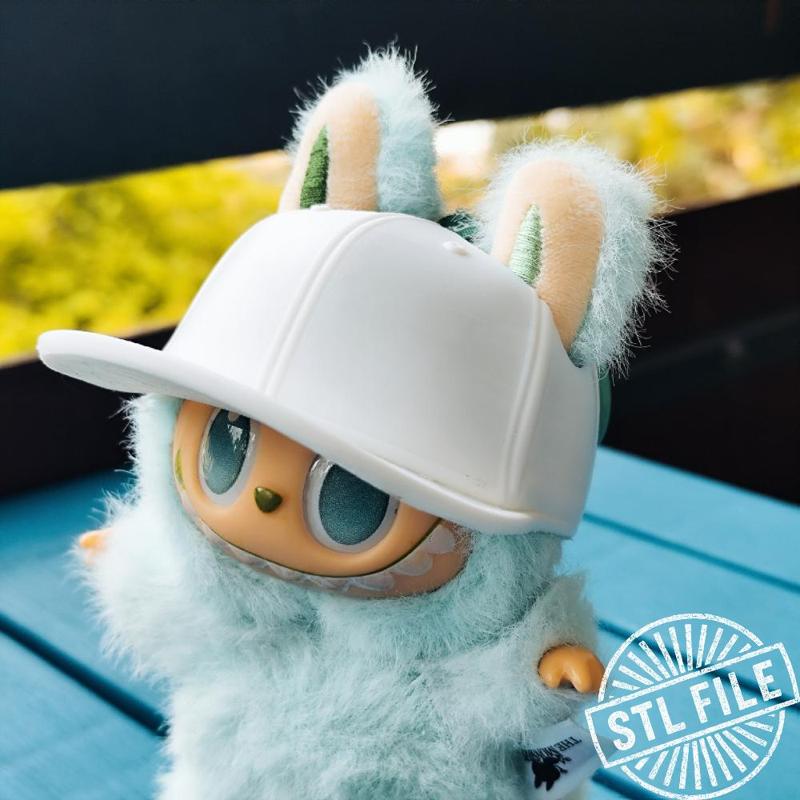 Labubu Baseball cap (2 files of flat and curved visor caps)