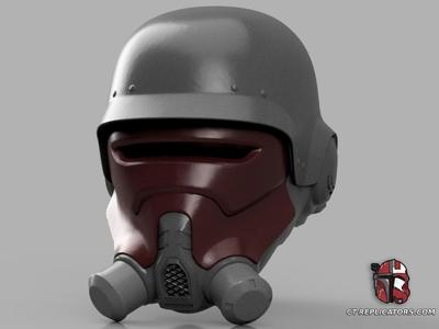 Helldivers 2 I-09 Heatseeker Helmet Diy KIT Cosplay 1:1 scale