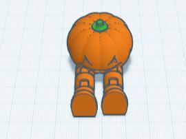 Sitting Pumpkin Fella