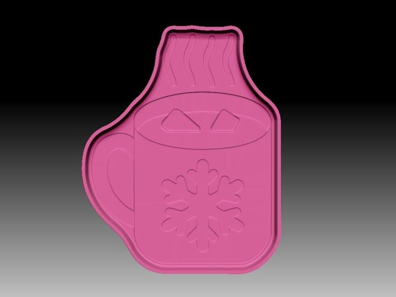 CHRISTMAS HOT COCOA BATH BOMB MOLD