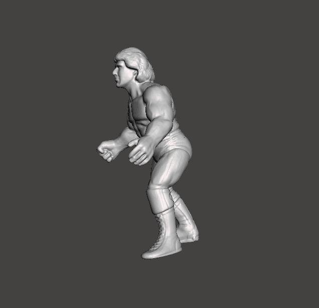 WWF WCW GALOOB LUCHA LIBRE PRESING CATCH FIGURE rick flair .STL .OBJ WCW