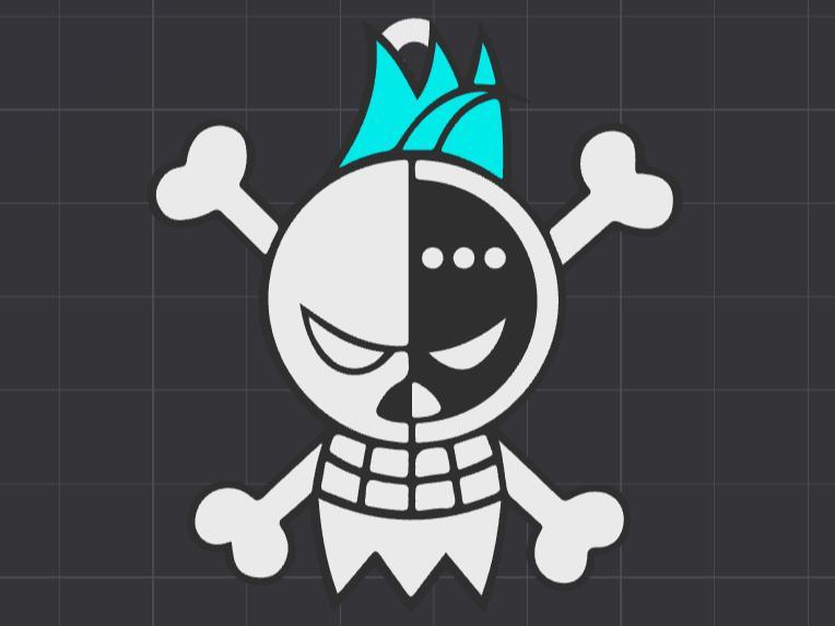 KEYCHAIN ONE PIECE FRANKY