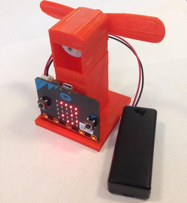 Desk Fan Incorporating Micro:bit