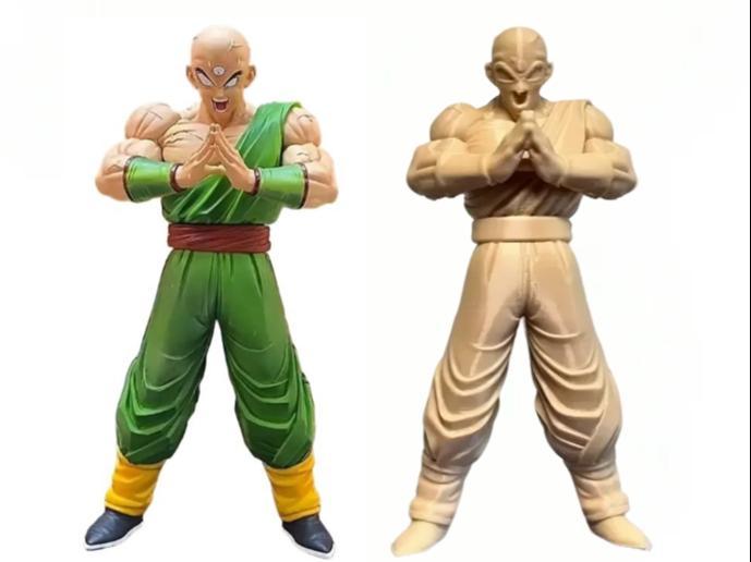 Dragon Ball Z CS Kikoho Tien Shinhan Fighting Stance Anime Peripheral Figurine Statue GK Model Ornament Gift