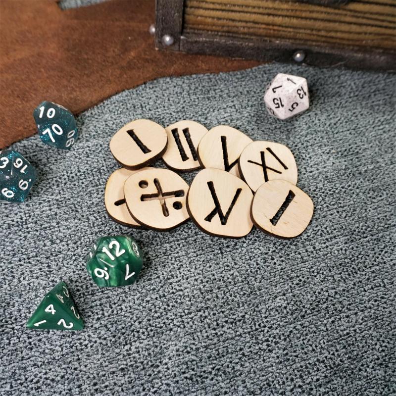 Coins for Tabletop Games Laser Cutting