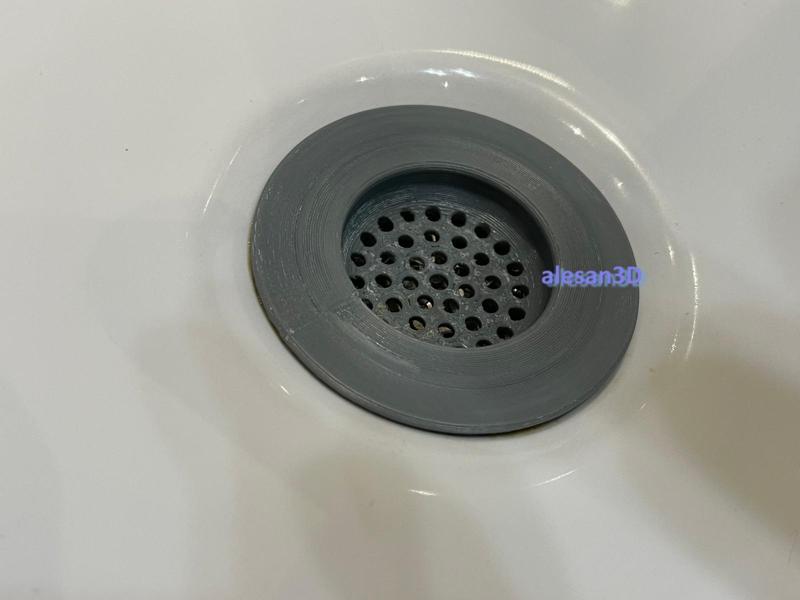 3D stl washbasin filter