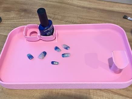 Finger Nail Polish Station