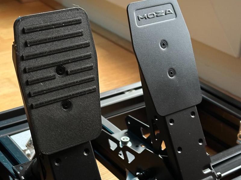 Moza SR-P - Angle adjustment and grip pad