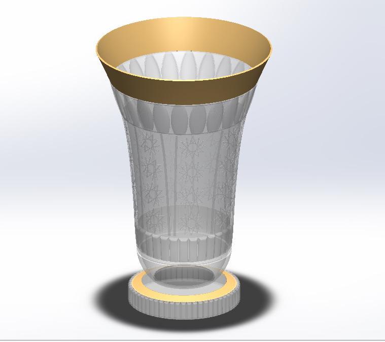 Flower vase models: 3D printing, metal processing, glass and crystal, interior decoration..