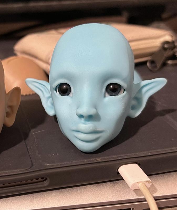 Dxgirly Designs Elmyra BJD Head ONLY Elf