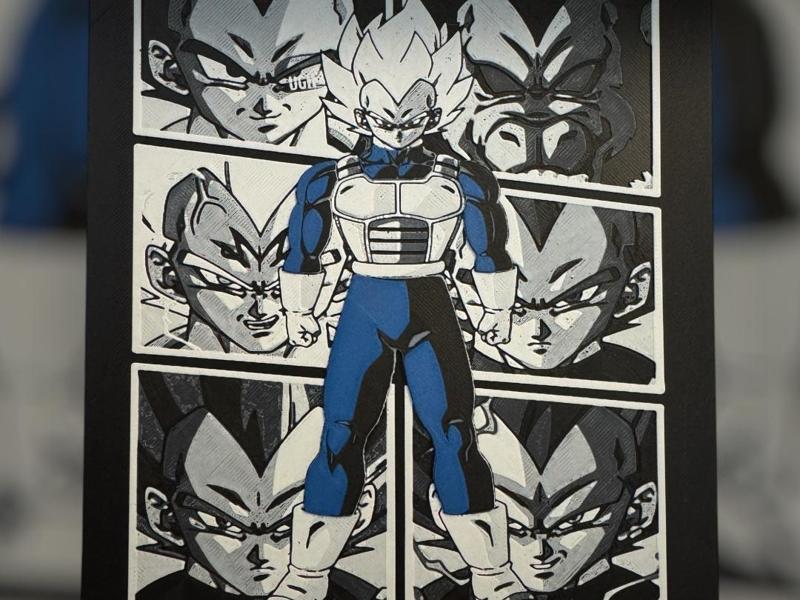 Faces of Vegeta Hue Forge
