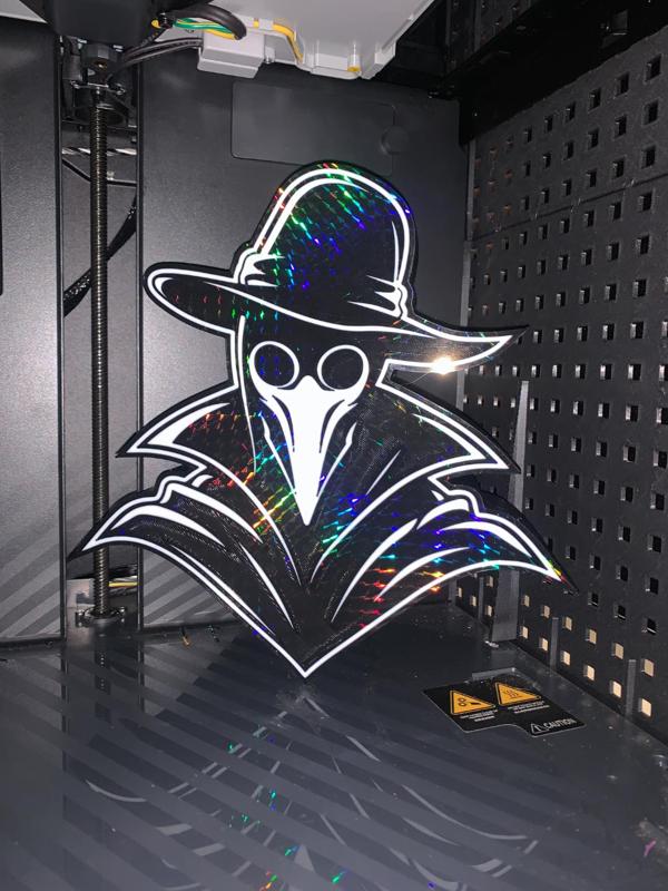 Pestdoktor Plague Doctor LED Lightbox