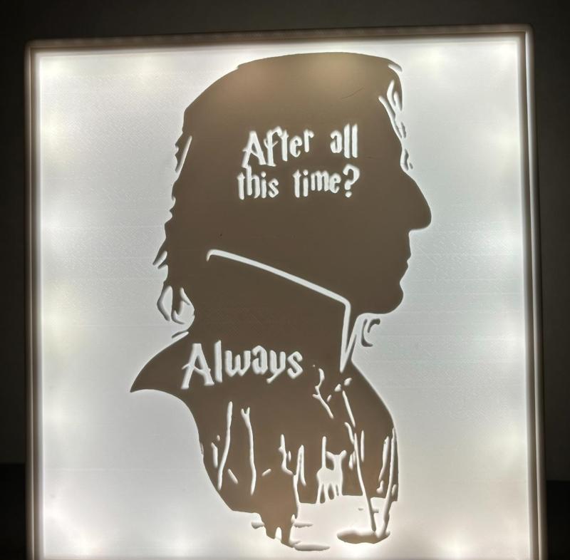 Snape Litophane - ''After All This Time?''