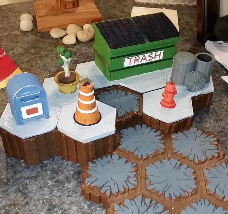 Hex Terrain City Set 1