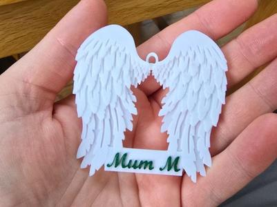 Angel Wings Christmas Decoration
