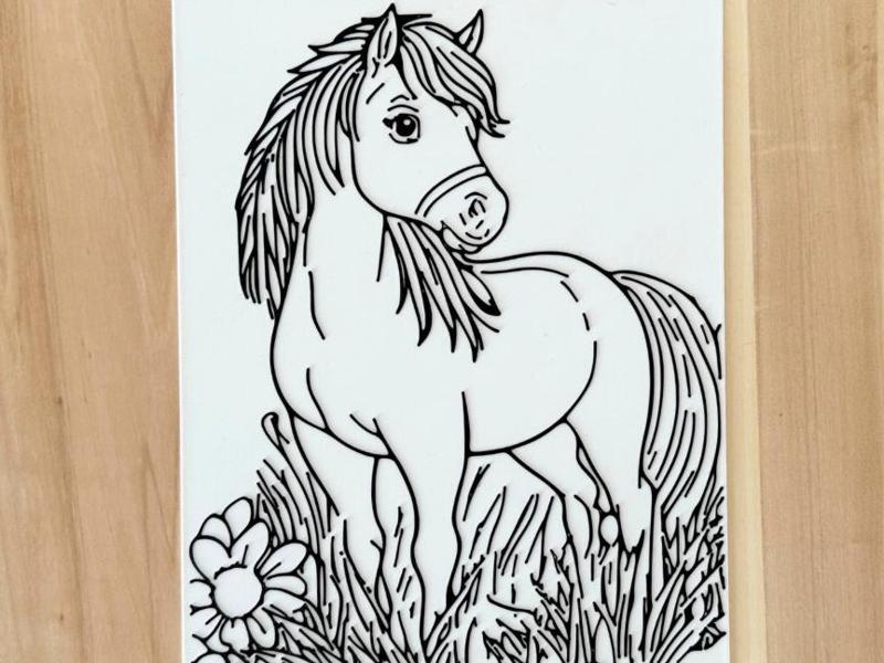 Coloring page - Horse