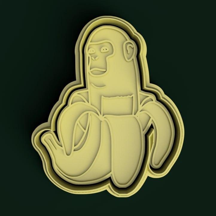Chimpanzini Bananini - Italian Brainrot cookie cutter
