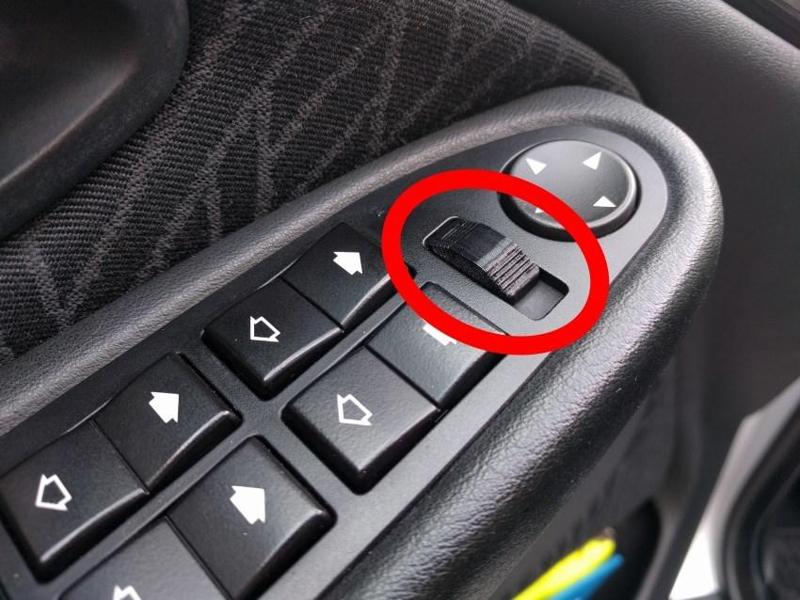 power mirror switch for BMW vehicle