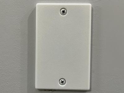 Broan central vacuum blank wall plate