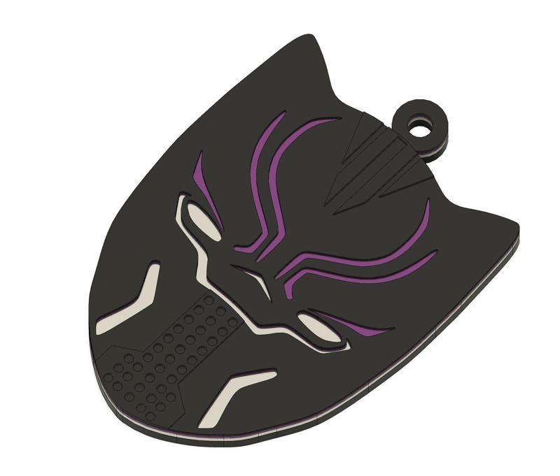 BLACK PANTHER KEYCHAIN