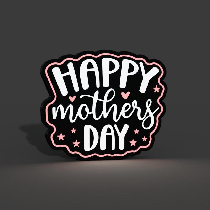 Happy Mother's Day Lightbox LED Lamp