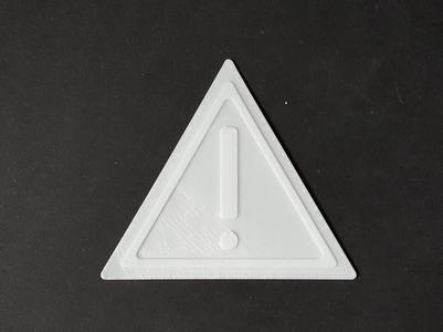 General warning sign