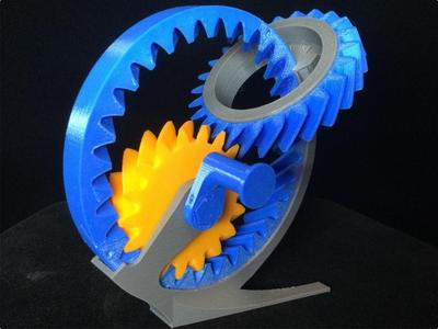 Helical Gear Kinetic Object