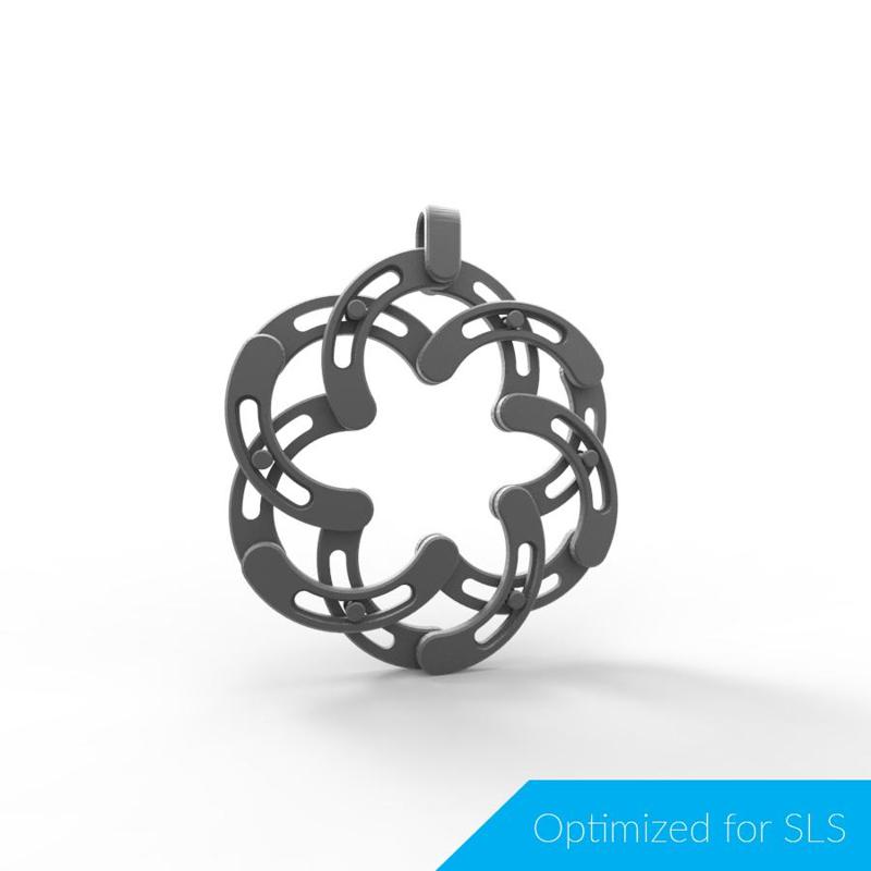 Expandable Flower Power Pendant